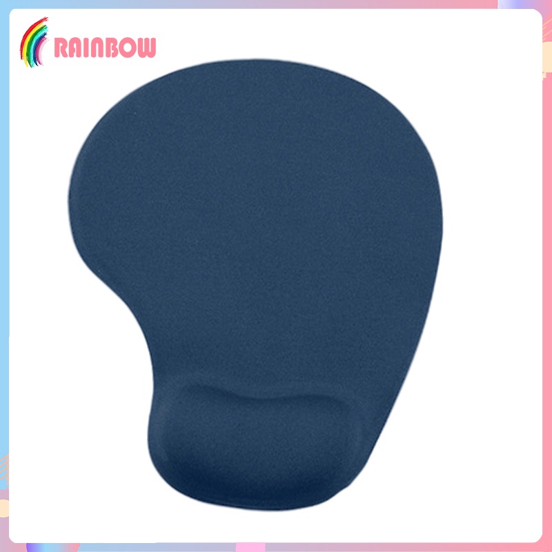 Rubber Mouse Pad, Ergonomic Anti-Slip Mat, Wrist Pad for Home Desk Laptop Computer