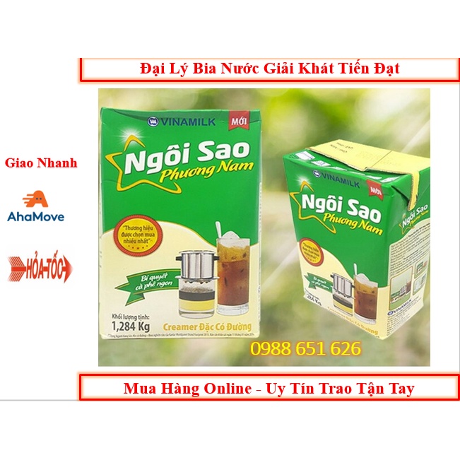 Sữa Đặc Ngôi Sao Phương Nam Hộp Giấy 1,284 Kg