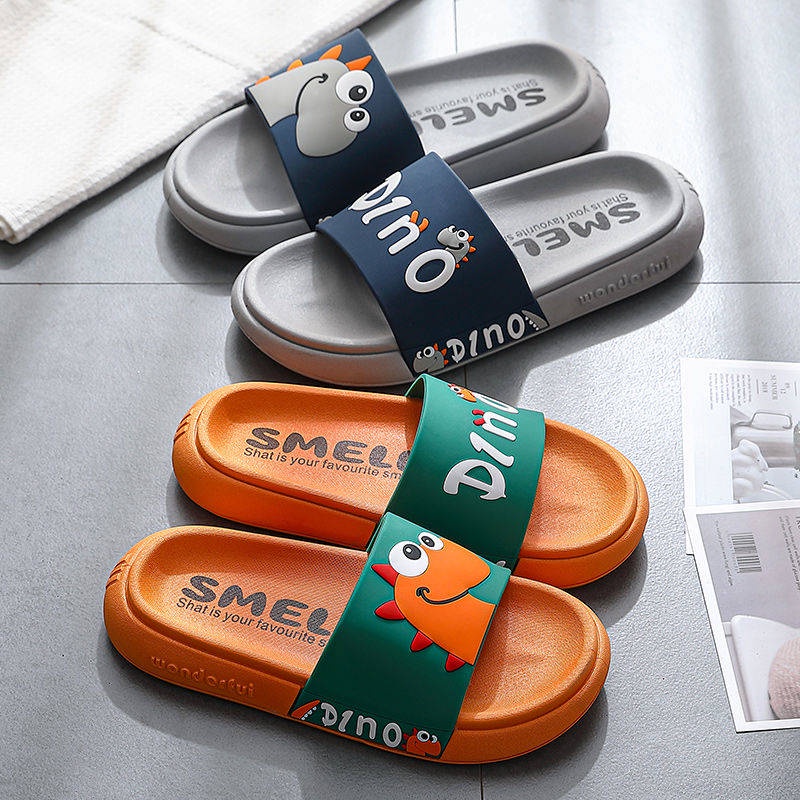 Dép mềm Dép Lê Đế Dày Size Lớn In Họa Tiết Hoạt Hình Thời Trang Mùa Hè Cho Nam