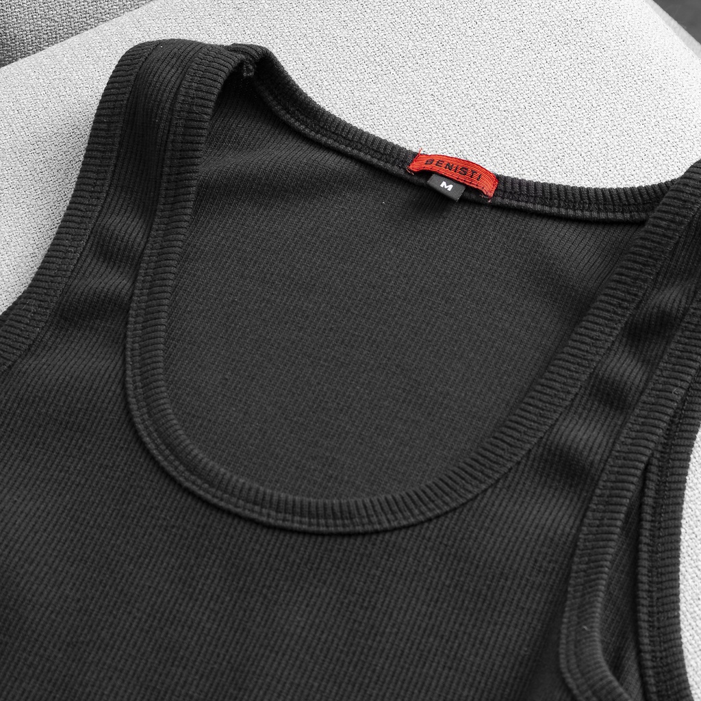 Áo Ba Lổ Thun Gân Form Slim Fit Thích Hợp Tập Gym