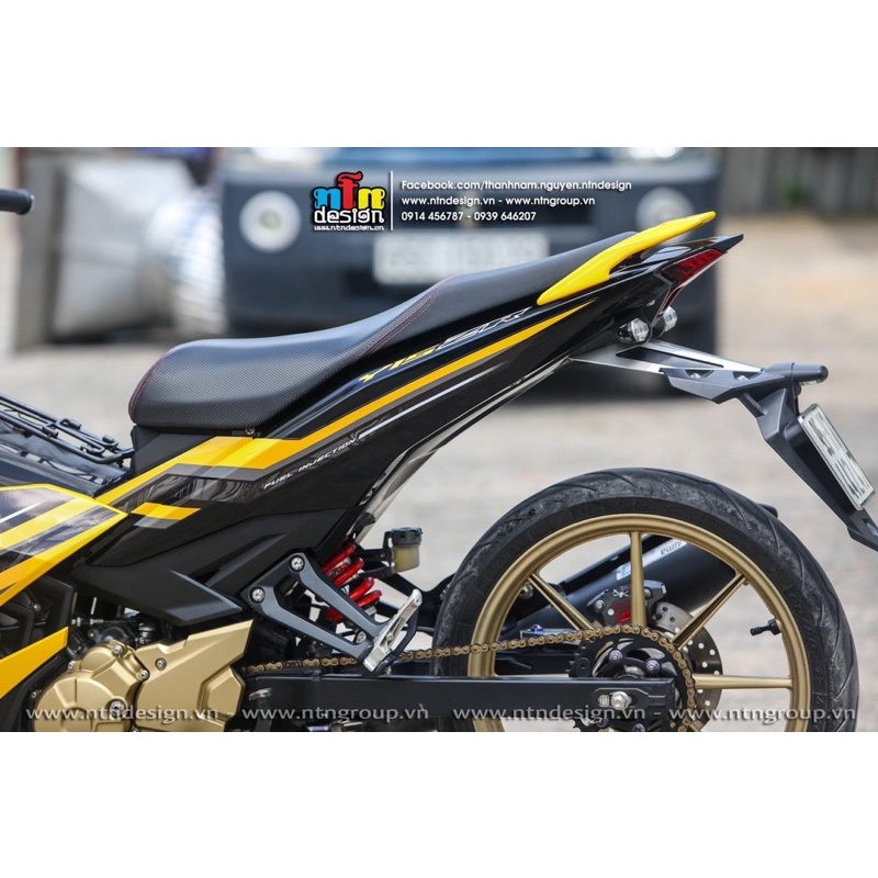 Dàn áo Exciter 150 vàng đen tem Y15zr mẫu tem 2022