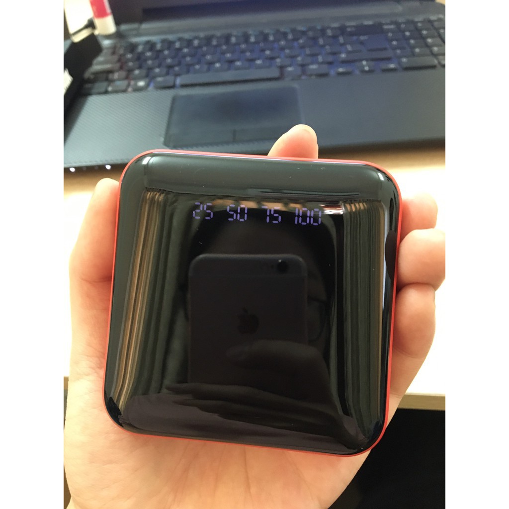 Sạc Dự Phòng Power Bank 20000mAh Mặt Kính Cao Cấp có ảnh thật __PhukienTrungbinh