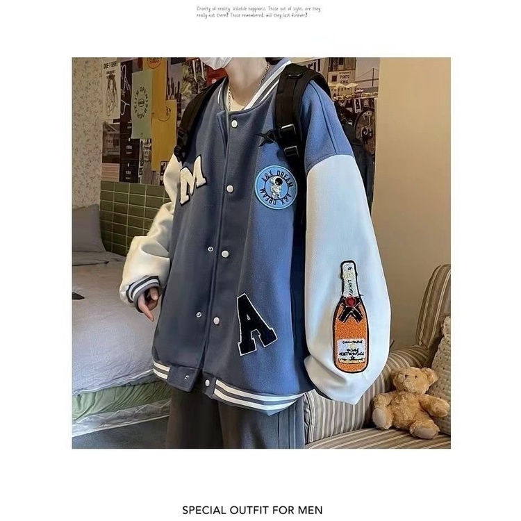 Áo KHOÁC Bomber Nỉ Fom Rộng Unisex Áo Nỉ Cardigan Trần Bông Trẻ Trung Năng Động Giá Rẻ.