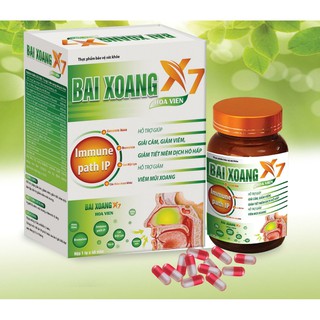 Hỗ Trợ Giảm Viêm Xoang, Viêm Mũi Dị Ứng với Bai Xoang X7 - Thành Phần Dược Liệu Kết Hợp Phương Pháp Cổ Truyền
