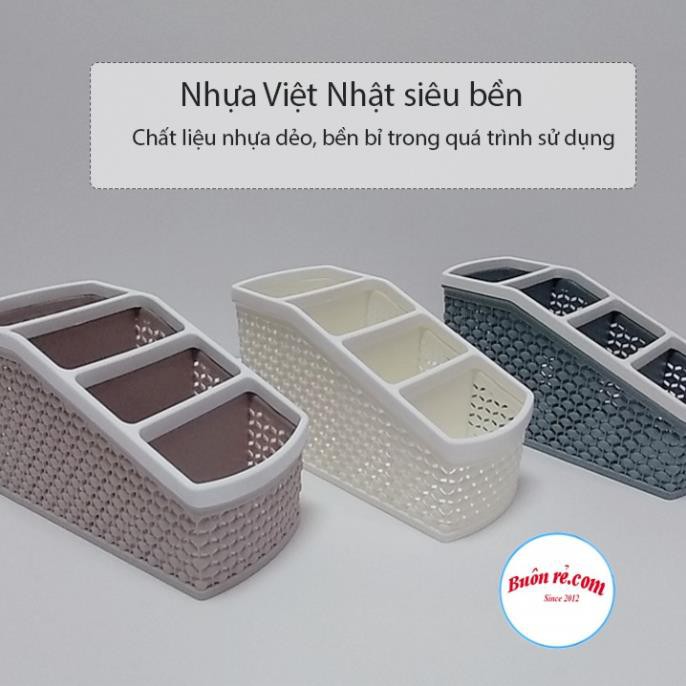 [sỉ 1x]Khay nhựa tiện ích 4 ngăn VIỆT NHẬT PLASTIC (MS:5696) - khay đựng bút, đồ dùng học tập 01228 Buôn Rẻ