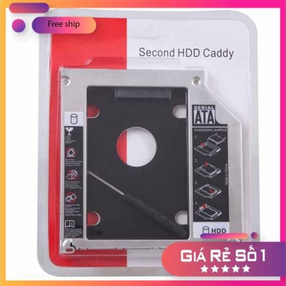 SG FREESHIP CaddyBay HDD 2.5” Sata3 9,5mm/12,7mm (Chuyển ổ CD Laptop ra HDD)