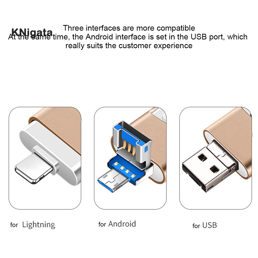 Kk Usb 3.0 Otg 8 / 16 / 32 / 64g 3 Trong 1 Cho Điện Thoại / Pc | BigBuy360 - bigbuy360.vn