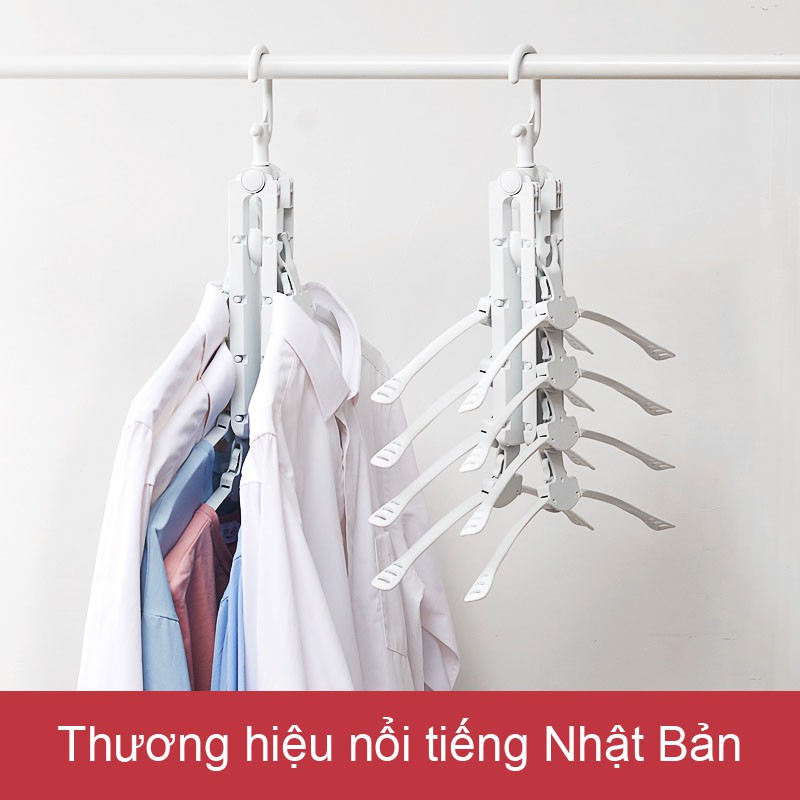 [FREE SHIP] Móc treo quần áo thông minh 8 móc