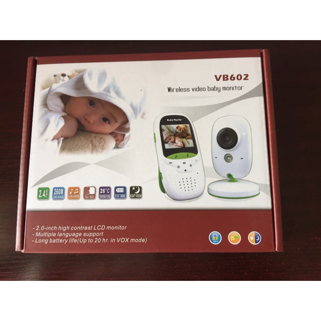 Camera báo khóc trẻ em màn hình màu siêu nhạy Baby Monitor