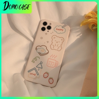 Ốp điện thoại silicone TPU thiết kế đơn giản cho iPhone 11 7P 12 Mini 11 Pro Max X Xr Xs Max 7 8 + Se 2020 12 Pro Max