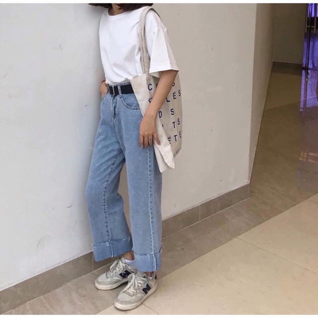 Bán sỉ Quần bò xuông gấu gập cho nữ | BigBuy360 - bigbuy360.vn