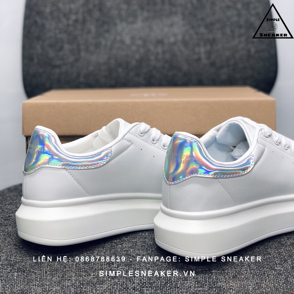 Giày Domba Sneaker Thể Thao Nữ FREESHIP Domba High Point Gót Hologram Chính Hãng- Giày Domba Hàn Quốc- Simple Sneaker