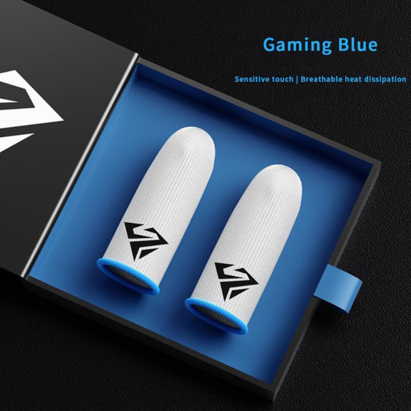 Vỏ bọc ngón tay cái bằng sợi thủy tinh phủ bạc 0.25mm nhiều màu tùy chọn chuyên dùng cho game PUBG/COD/LOL/ROS