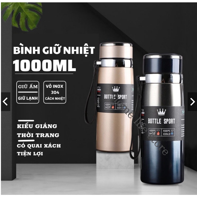 Bình giữ nhiệt nóng lạnh BOTTELE 2 lớpm inox 304 cao cấp