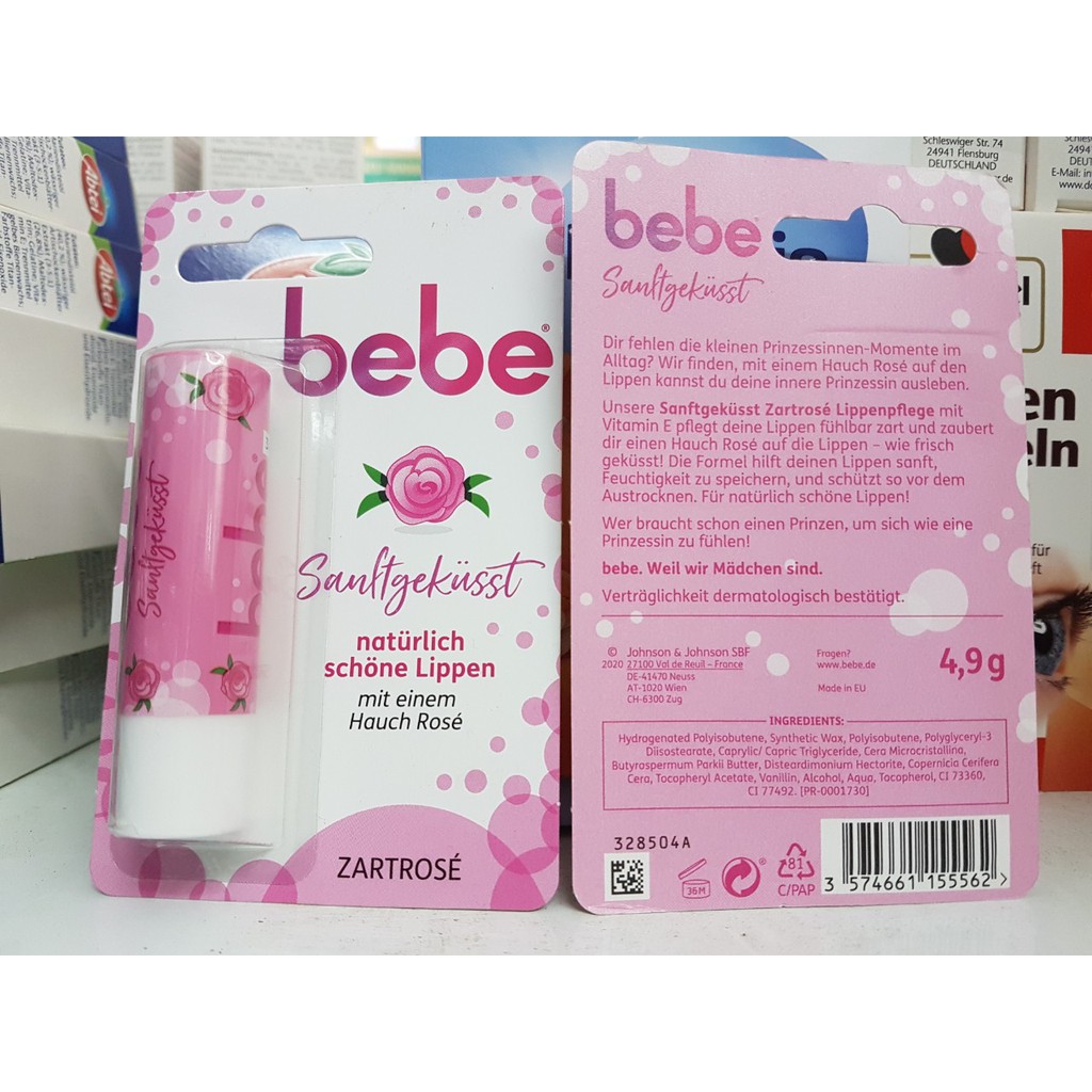 Son dưỡng môi Bebe của Đức