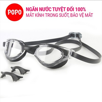 Kính bơi người lớn mắt trong cho nam nữ thi đấu chuyên nghiệp 730 POPO trong bộ sưu tập 2024