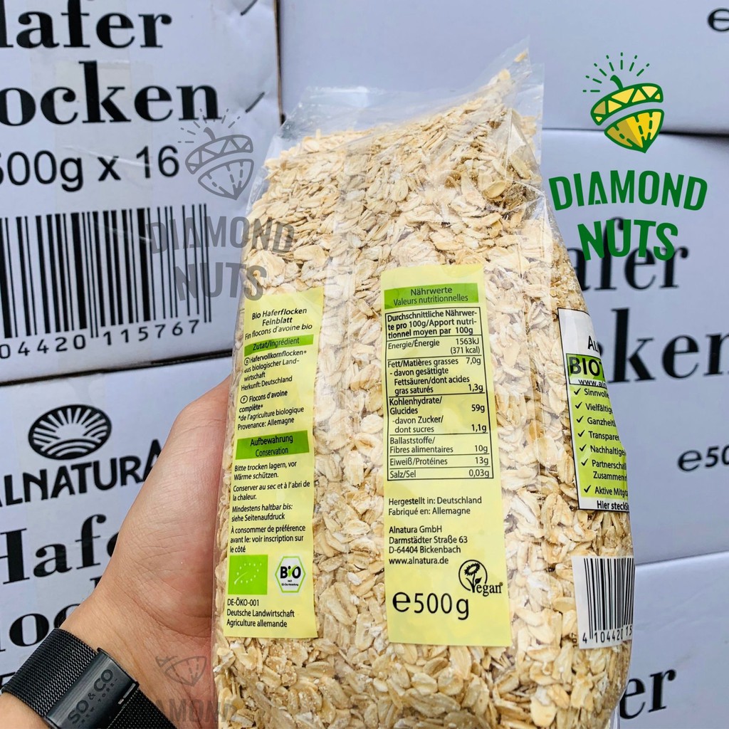 Yến Mạch giảm cân ăn liền an toàn chính hãng Đức Hafer 500g Diamond Nuts | BigBuy360 - bigbuy360.vn