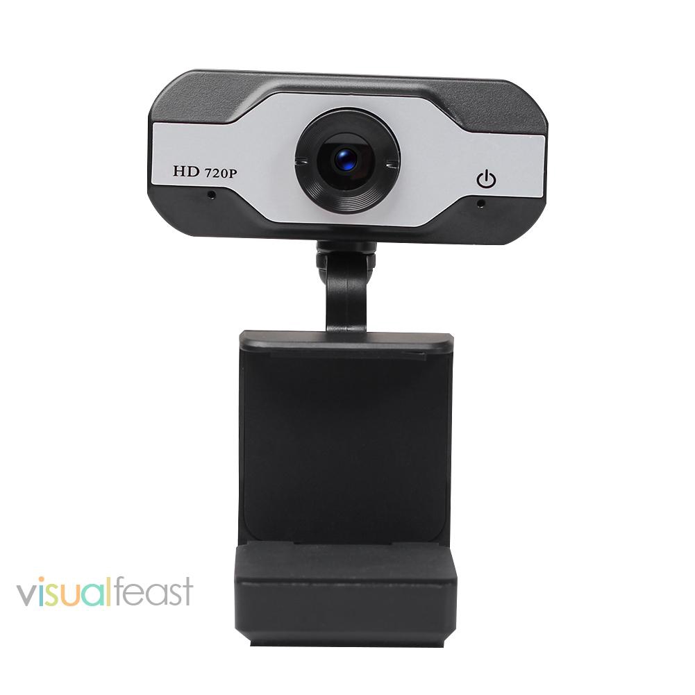 Webcam 720p Hd Usb Có Mic Xoay 360 Độ Cho Máy Tính