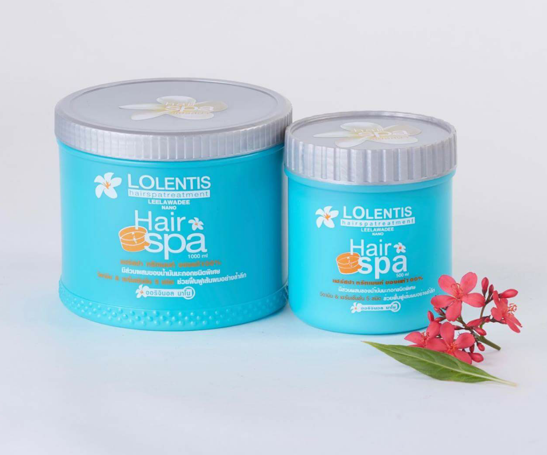 Ủ ṫóc siêu mềm mượt Lolentis Hair SPA Leelawadee Nano 500 ml