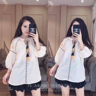 Áo xô thêu Korea