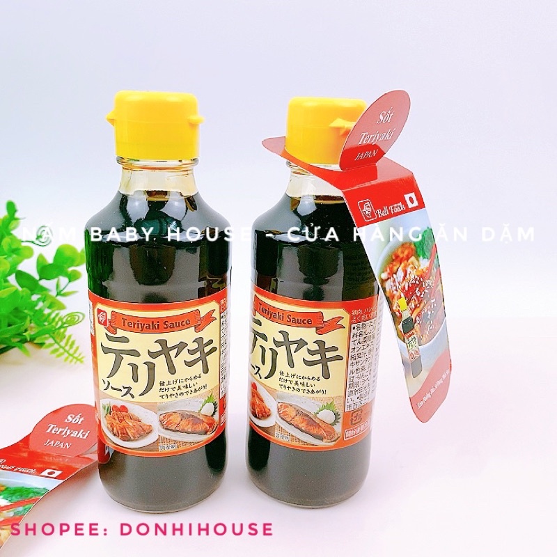 Sốt Teriyaki Nhật Bản cho bé ăn dặm từ 12 tháng - 250ml