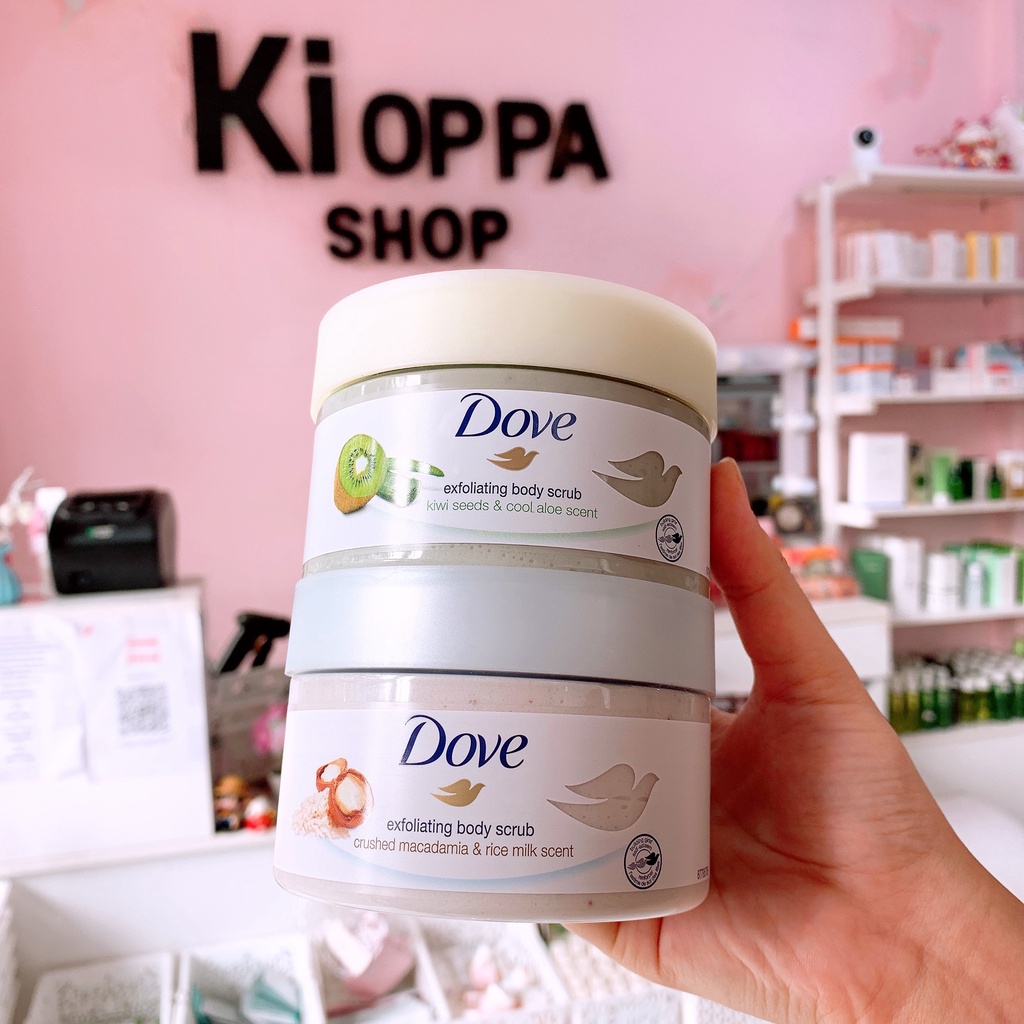 Tẩy da chết cơ thể Dove Exfoliating body scrub