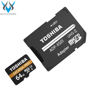 Thẻ nhớ MicroSDXC Toshiba Exceria Pro M501 64GB UHS-II U3 4K R270MB s W150MB s thumbnail