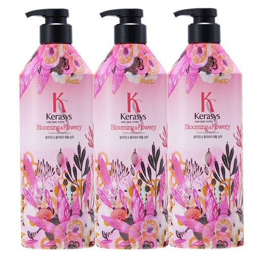 (Hàng Mới Về) Dầu Gội Đầu Kerasys 600mlx3 Chất Lượng Cao