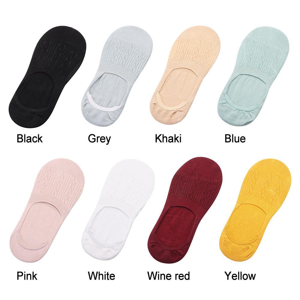 Tất Thuyền Cotton Thoáng Khí Chống Trượt KENT1 Cho Nữ