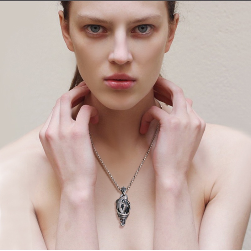 Vòng cổ Mặt Hình Nữ Thần Bằng Kim Loại Thời Trang