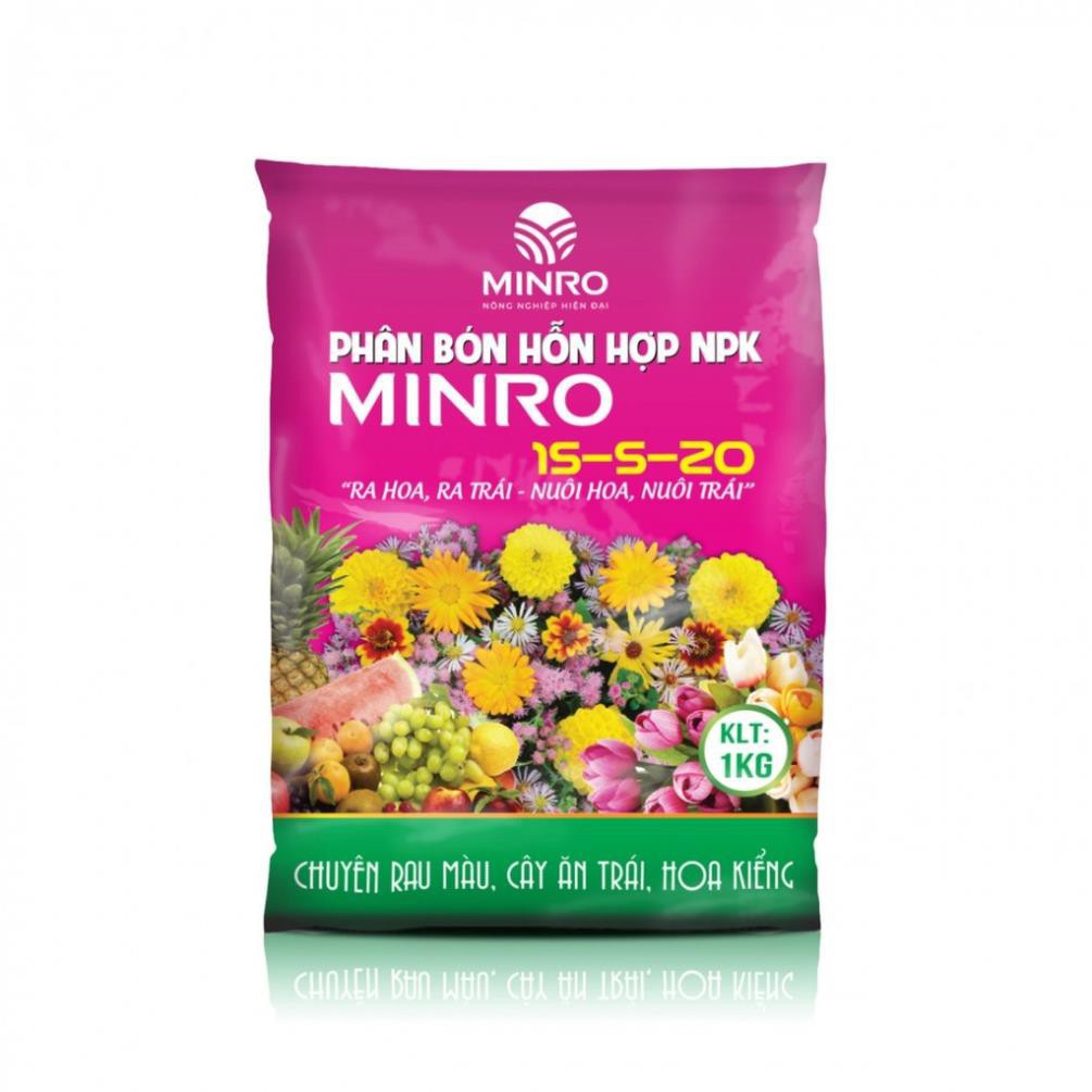 Phân Bón Hỗn Hợp NPK 15-5-20 1KG