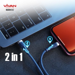 CÁP SẠC TYPE-C TO LIGHTNING VIVAN KCL120