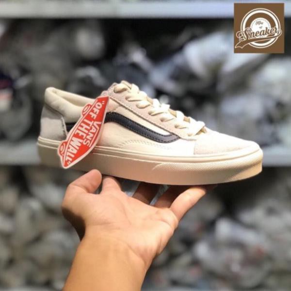 Giày HOT Giầy thể thao VANS style old skool trắng vạch đen 2020 x '\ -h11