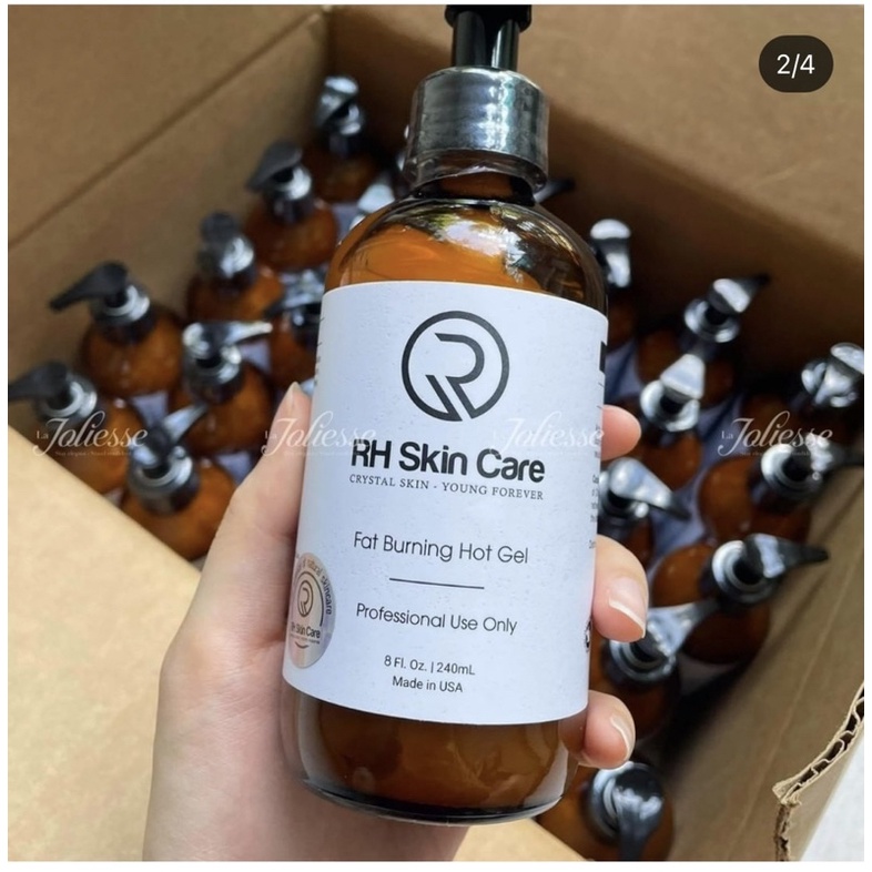 Gel giảm mỡ và mờ rạn RH Skincare Fat Burning Hot Gel Chiết xuất thiên nhiên không gây nóng rát