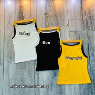 Áo ba lỗ khoét lưng sâu