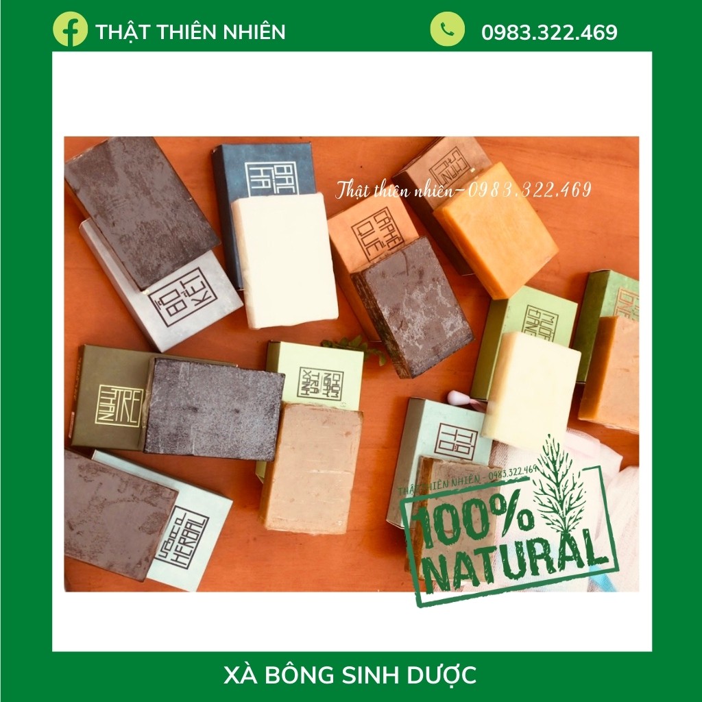 (Tặng Túi lưới)  - Xà Bông Sinh Dược 100% Thiên Nhiên - Xà Phòng Sinh Dược Ninh Bình | BigBuy360 - bigbuy360.vn