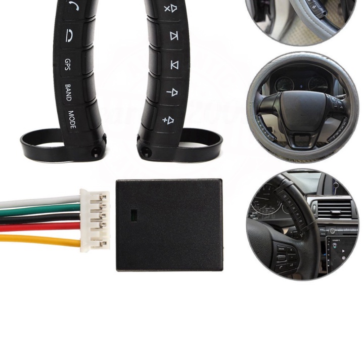 (Hỏa tốc) Bộ 2 điều khiển DVD GPS gắn vô lăng xe hơi tiện lợi và dễ sử dụng