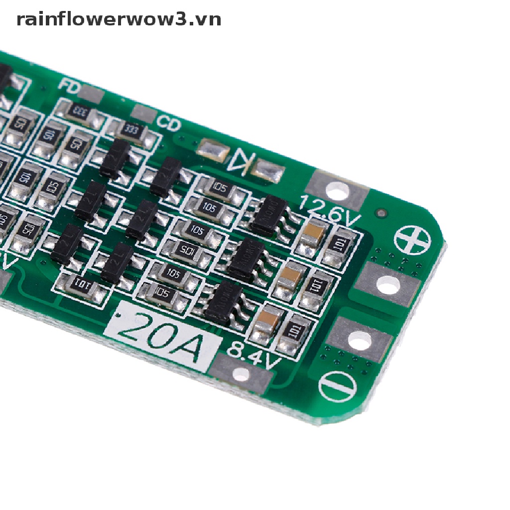 Phụ Kiện Bảo Vệ Pin Li-ion 3S 20A 12.6V Chuyên Dụng