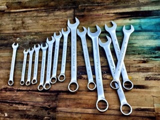 Bộ cờ lê Yeti 14 chi tiết tiêu chuẩn USA 10-32 mm, bộ cờ lê vòng miệng, bộ chìa khóa vòng miệng