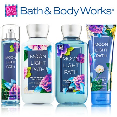 [Auth] Sản Phẩm Tắm Dưỡng Xịt Thơm Toàn Thân Lưu Hương Mịn Da Bath & Body Works - Moonlight Path