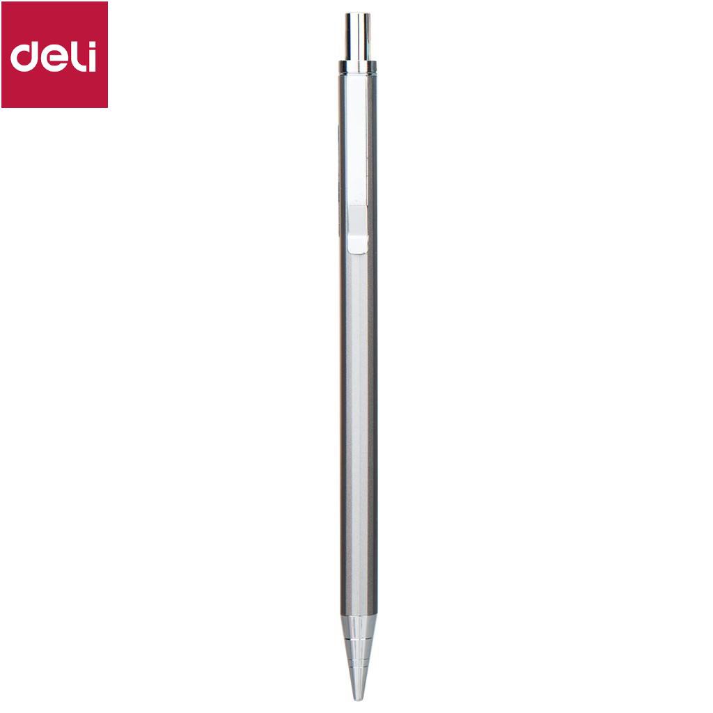 Bút chì kim 0.7mm Deli, Bạc/Rượu sâm-banh/Nâu - 1 cái màu ngẫu nhiên - E6491 [Deli]