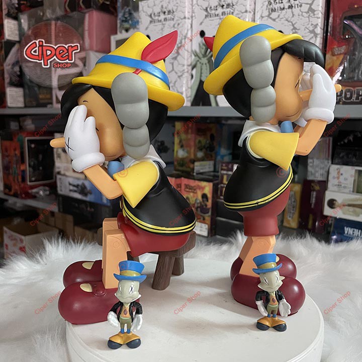Mô hình Mand Kaws Pinocchio - Jiminy Cricket - Figure Mand kaws