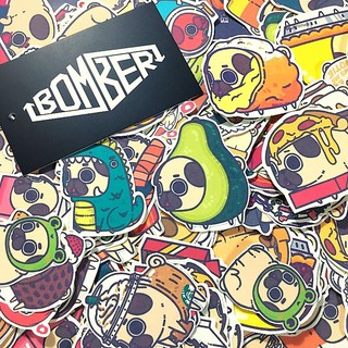 Combo sticker theo chủ đề Chó mặt bư / Mèo cute / Egg bựa (theo chủ đề) có hình thật 100%