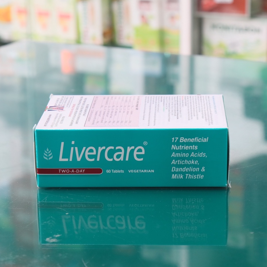 Healthaid Livercare – Hỗ trợ tăng cường chức năng gan, giải độc gan (60 viên)