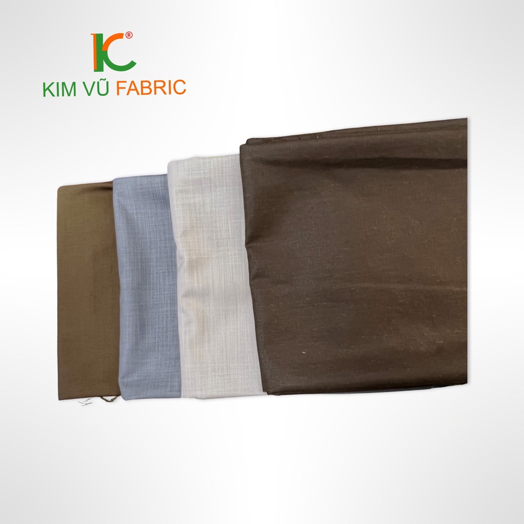 Vải linen lụa Kim Vũ phù hợp may đồ lam, áo sơ mi, đầm cao cấp