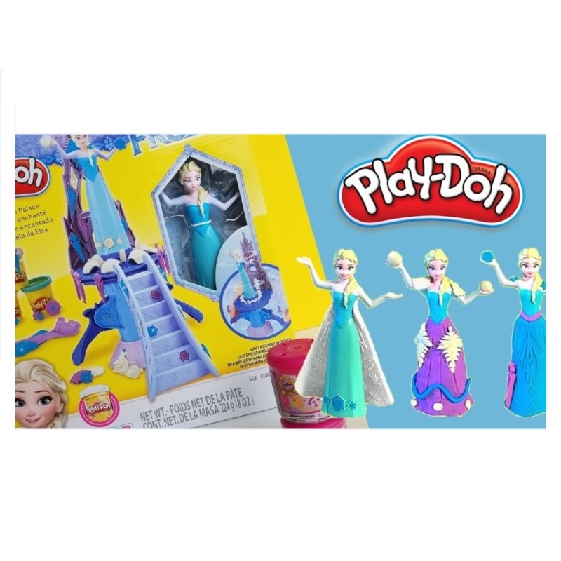 Bộ đất nặn Play Doh Lâu đài băng của Elsa - KN 4216