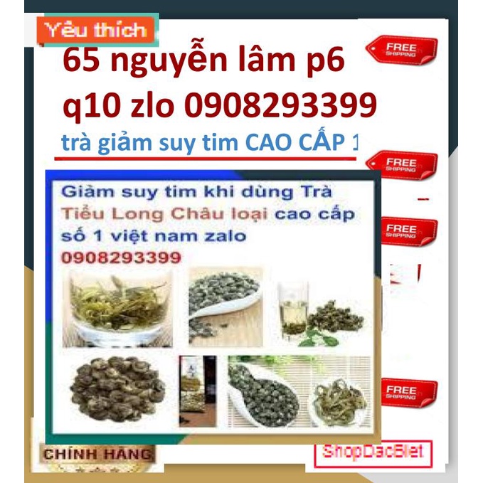 100g Trà Tiểu Long Châu loại cao cấp số 1 việt nam_giảm suy tim_giải gan độc tố