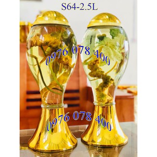 [ CHÍNH HÃNG ] Bình Ngâm Rượu Hàn Quốc 2.5 Lít , Bình Thuỷ Tinh Yongcheon, BHQ-S64