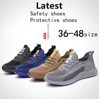 Giày bảo hộ lao động bảo vệ an toàn chống va đập size lớn 36-48 cho nam nữ