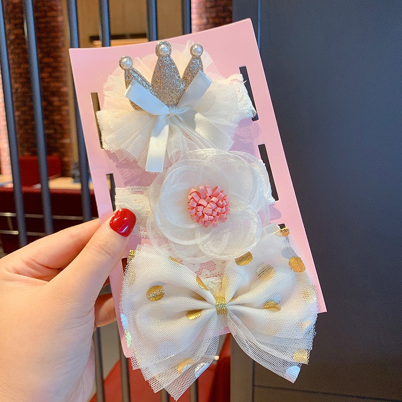 Set 3 Băng Đô Nơ Xinh Xắn Cho Bé Gái